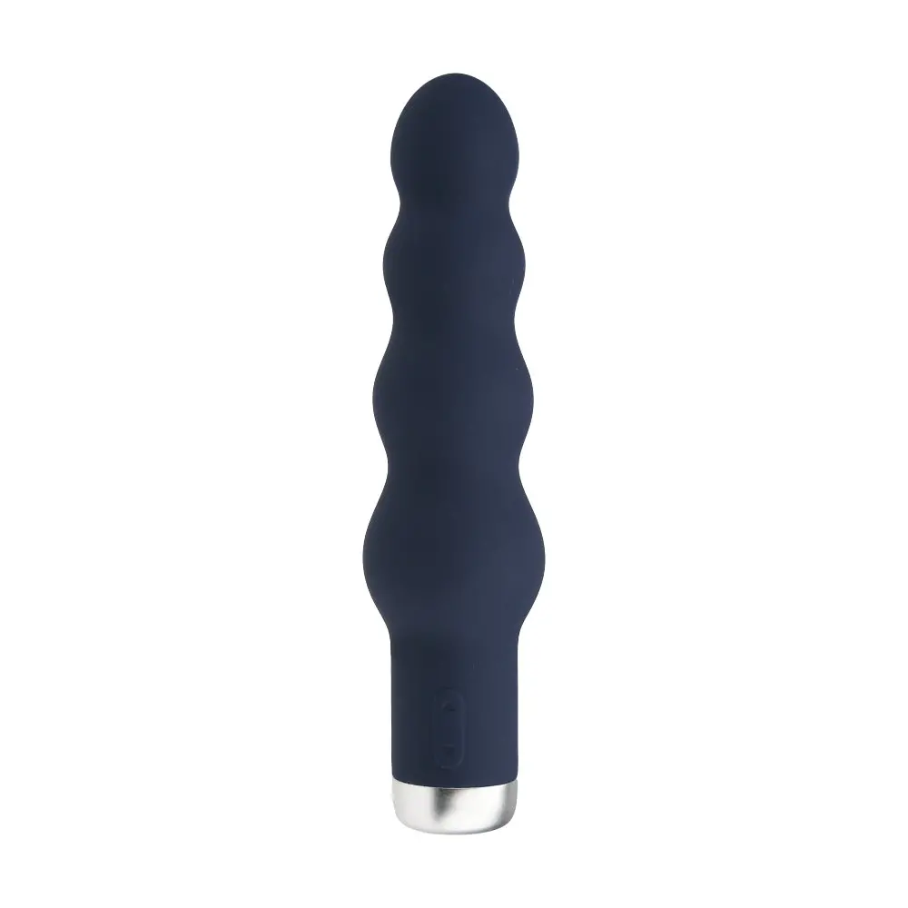 Vibrador de silicona acanalado 5 Vibrador de silicona acanalado 5