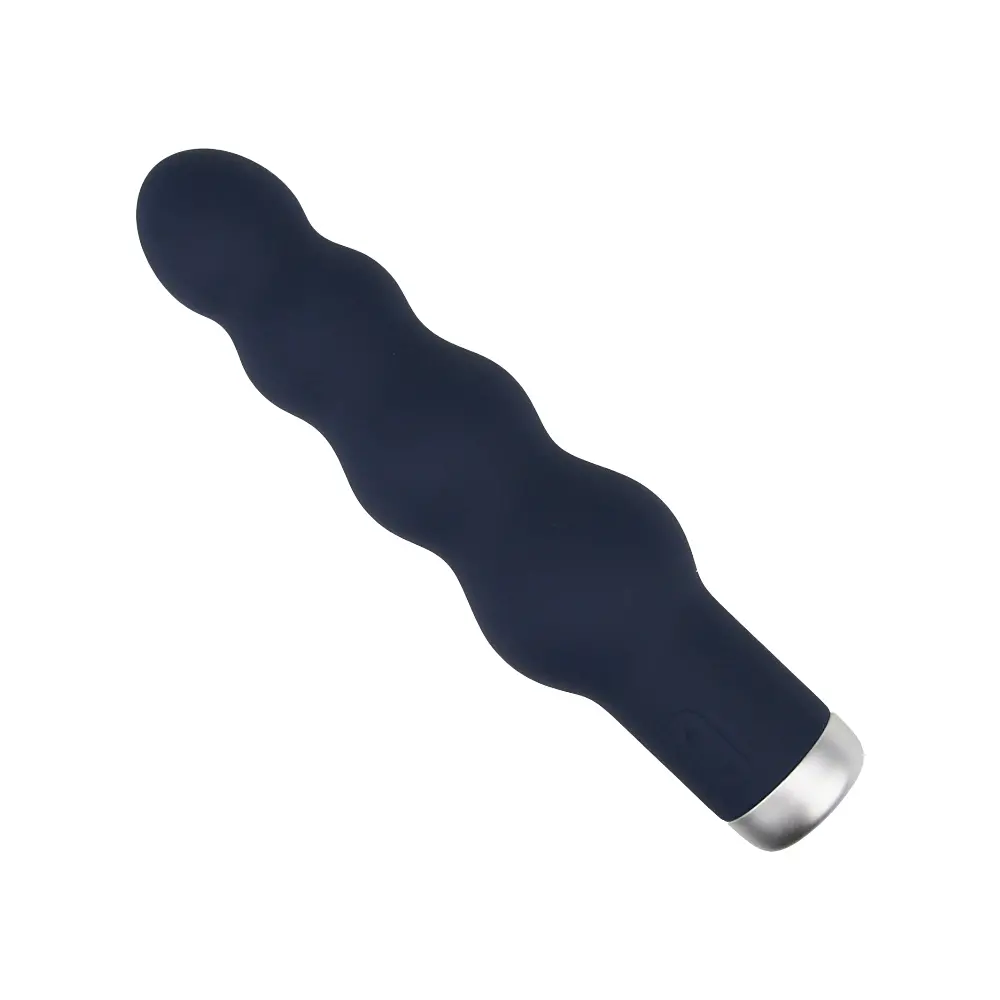 Vibrador de silicona acanalado 6 Vibrador de silicona acanalado 6