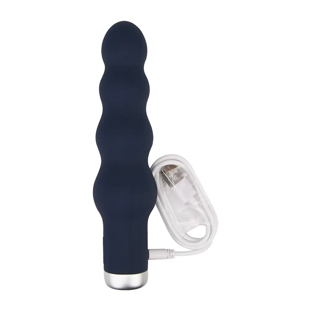 Vibrador de silicona acanalado 7 Vibrador de silicona acanalado 7